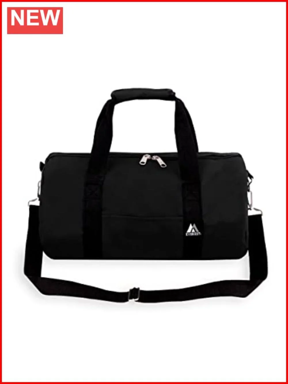 30-Inch Round Duffel with Adjustable Shoulder Strap, Polyester